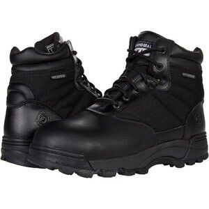Original S.W.a.T. Classic 6 Men's 4 Black Leather Safety Toe Work Boots ZPO2457